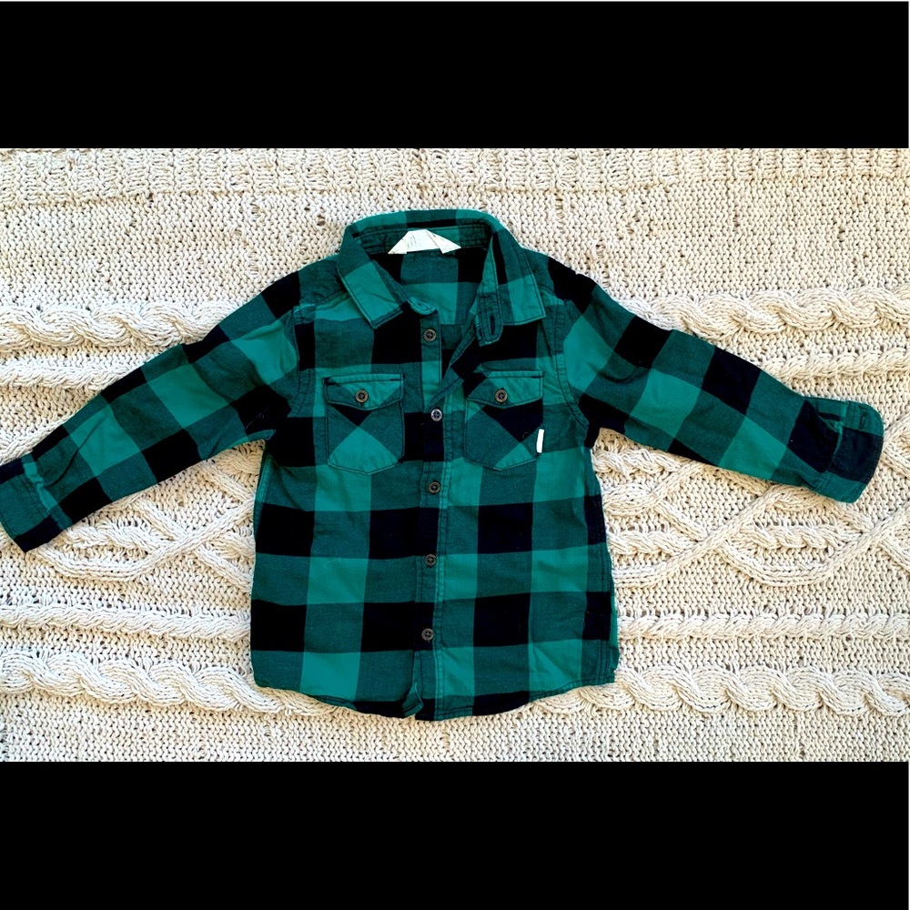 H&M Plaid shirt for 3-4T